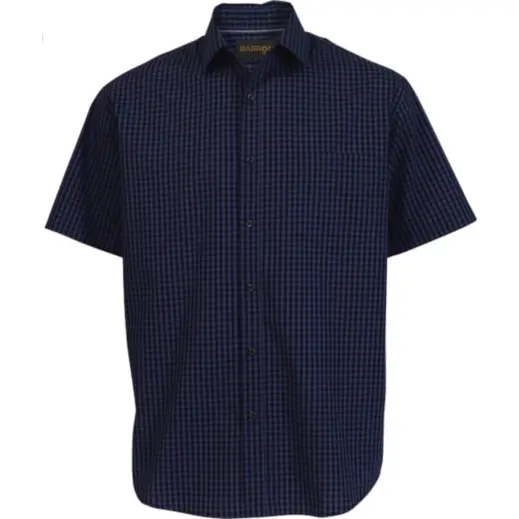 Unity Check Lounge Short Sleeve Navy New